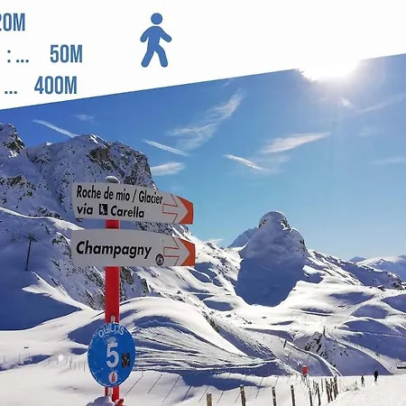 Apartment Foot Of Slopes, South Terrasse, 6 Pers La Plagne