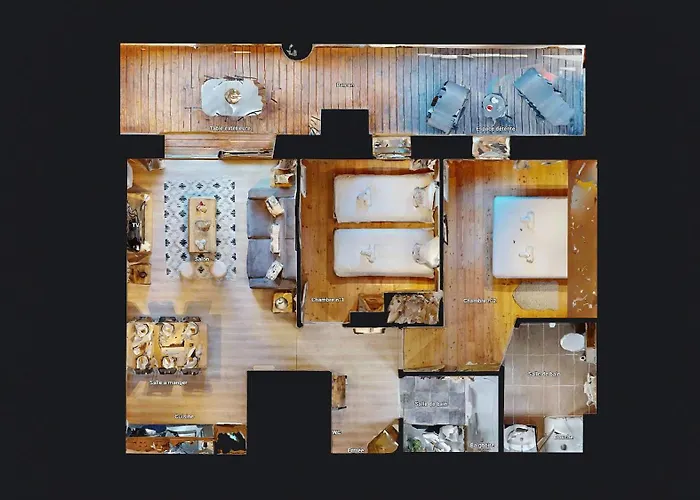 Foot Of Slopes, South Terrasse, 6 Pers * La Plagne